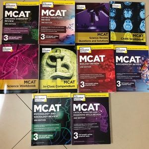 Princeton Review MCAT 11-book subject review